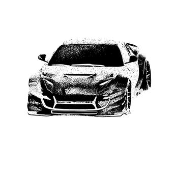 車シルエット1 車,乗り物,走る,旅行,遊ぶのイラスト素材