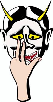 Illustration, pravette, face, white, 