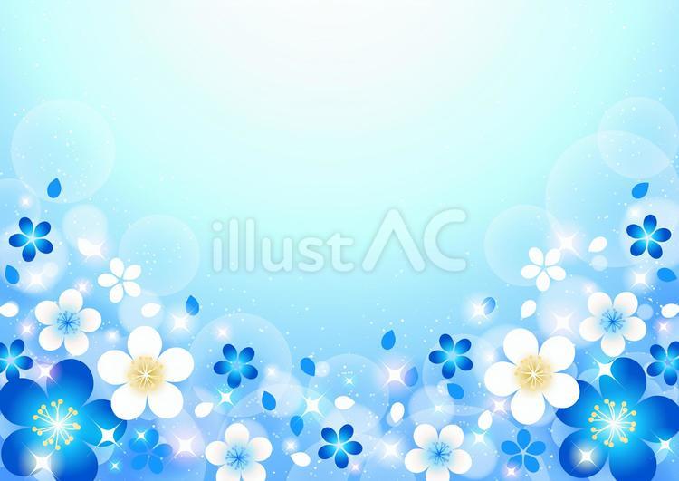 Springbg2501122 梅,桜,花のイラスト素材