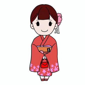 kimono girl, , JPG and PNG