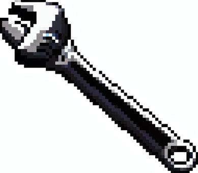 ドット絵アイコン モンキーレンチ
