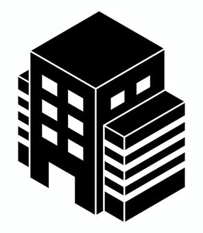 ビル ビル,家,建物,アイコン,マンション,オフィス,不動産,企業,事務所,施設のイラスト素材