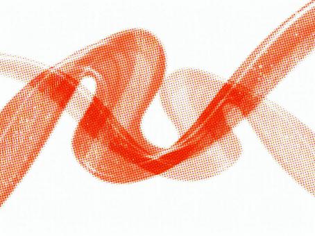 風のリボン-レッド05k 風,リボン,レッド,赤,鮮やか,力強い,動き,流れ,ライン,抽象のイラスト素材