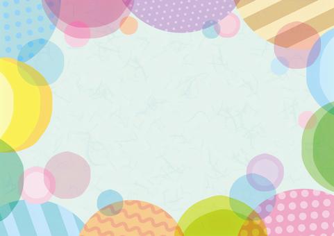 Pop and colorful frame background material_21, , JPG, PNG and AI