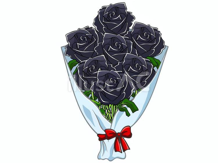 黒い薔薇 黒い薔薇,バラ,黒のイラスト素材