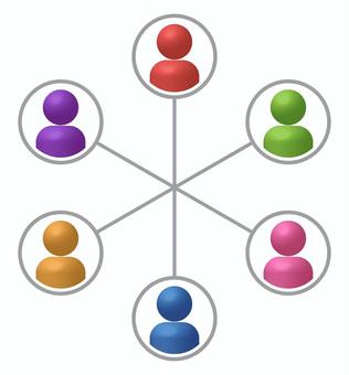 Illustration, altogether, people, chart, 