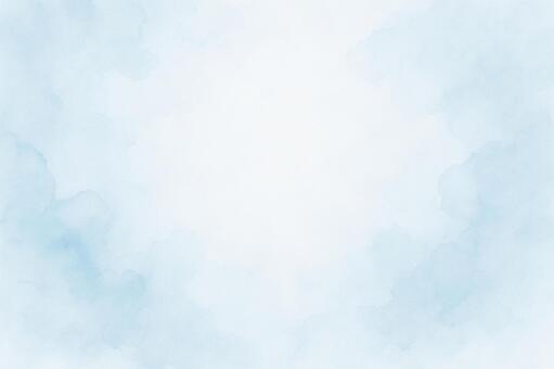 淡いブルーの水彩背景 水彩,青,背景,淡い,爽やか,やさしい,グラデーション,にじみ,テクスチャ,抽象のイラスト素材