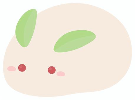 雪うさぎ 雪うさぎ 冬,雪,雪うさぎ,雪兎,ゆきうさぎ,年賀状,正月,お正月,冬休み,手描きのイラスト素材