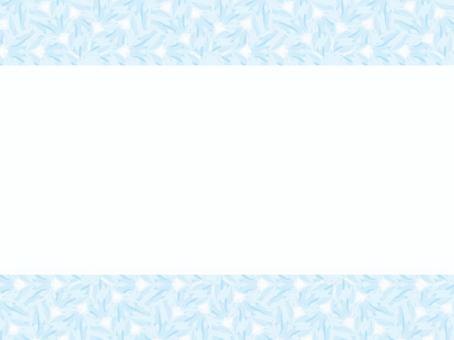 水色の幾何学模様のフレーム68