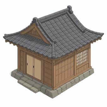 Japanese style building, japanese style, building, roof tiles, JPG and PNG