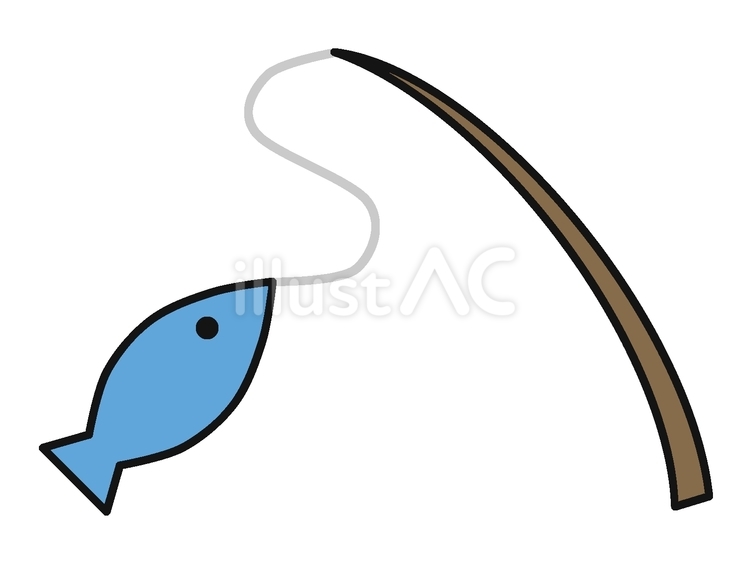 釣り① 釣り,魚,竿のイラスト素材