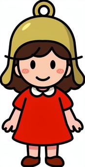 金のベルの女の子です。