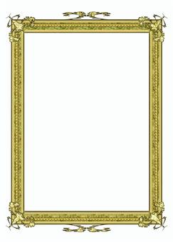 Luxurious antique picture frame, picture frame, amount, brown, JPG, PNG and AI