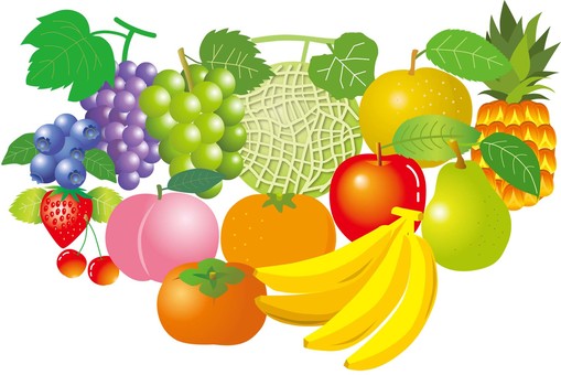 果物_まとめ001 果物,農園,畑,農家,農業のイラスト素材