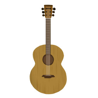 アコースティックギター ギター,楽器,音楽,アコースティックギター,弦,演奏のイラスト素材