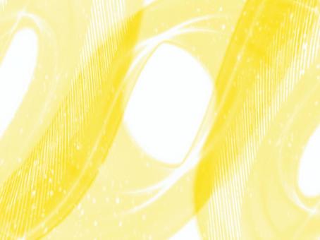 風のリボン-イエロー04 風,リボン,イエロー,黄色,明るい,華やか,ライン,抽象,背景,光のイラスト素材