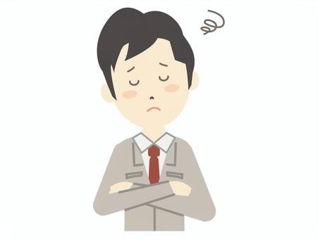 困った男性イラスト 無料イラストなら イラストac