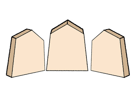 将棋の駒 将棋,駒,空欄,記入欄,pop調,手描き,挿絵,ワンポイント,素材,商用可のイラスト素材