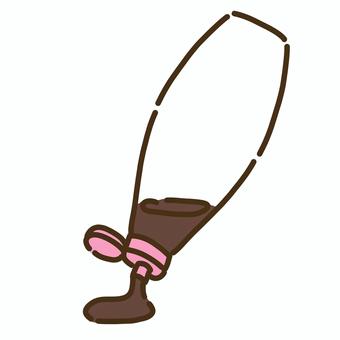 桃色の蓋と中身を出しているソース６ ソース,調味料,焦げ茶,食べ物,茶,桃色,ピンクのイラスト素材