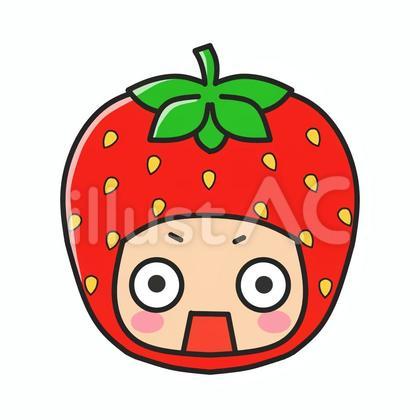 果物アイコンいちごちゃん5