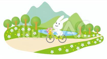 自転車に乗って