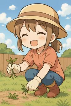 草むしり