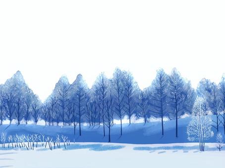 snow and trees, snow and trees, снег, зима, деревья,