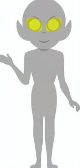 宇宙人 宇宙人,異星人,地球外知的生命体,地球外生命体,生命体のイラスト素材
