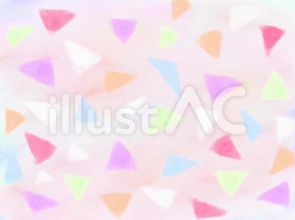 カラフル三角 背景3