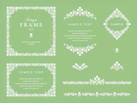 Illustration, frame, antique, vintage, 
