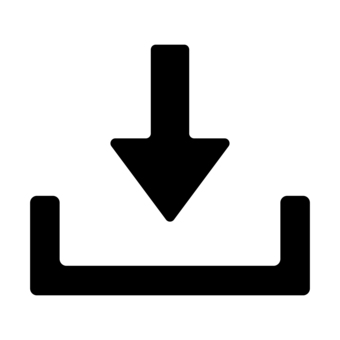 ダウンロードアイコンのシルエット ダウンロード,アイコン,保存,インストール,読み込む,ファイル,データ,矢印,アプリ,ソフトのイラスト素材