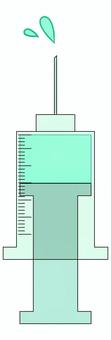 注射器_syringe 医療,器具,注射,注入,吸引,針のイラスト素材