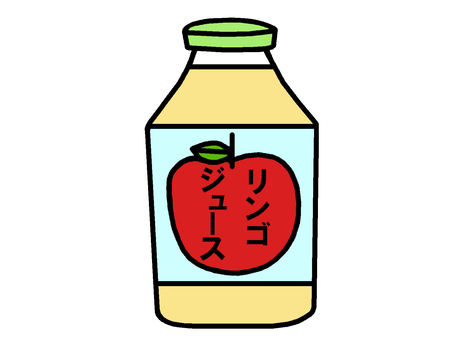 リンゴジュース リンゴジュース,圧搾,果汁,飲料,濃縮,イラストのイラスト素材