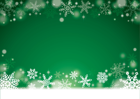 雪の結晶背景緑色 雪の結晶,雪,結晶,冬,冬イメージ,キラキラ,きらめき,きれい,美しい,雪花のイラスト素材
