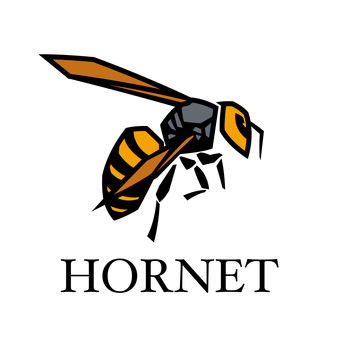 ホーネットロゴマーク-11 ホーネット,スズメバチ,生き物,毒,虫,羽,針,ロゴ,マーク,シンボルのイラスト素材