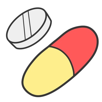 Illustration, medicine, tablet, pharmacy, 