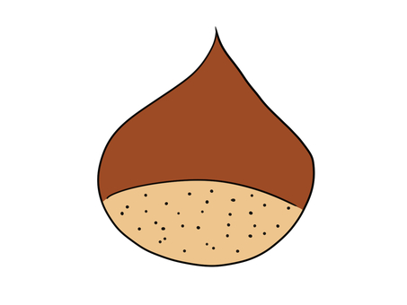 栗のイラスト