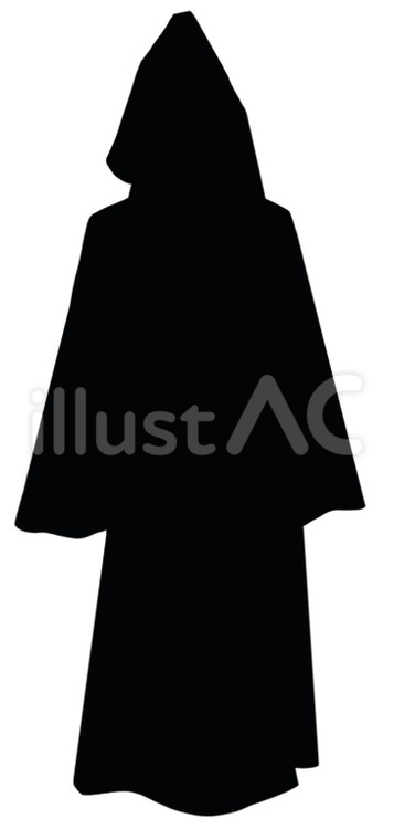 ローブを着た人物イラスト No 無料イラストなら イラストac