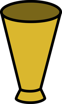 金のメガホンです。 メガホン,シンプル,応援,グッズ,観戦,鳴り物,イベント,パーティー,拡声器,金のイラスト素材