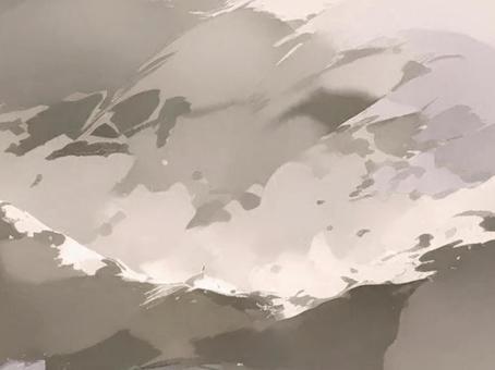 和風な水彩画風な背景壁紙素材画像 水墨画,和風,背景,壁紙,墨絵,画像,グレー,灰色,セピア,オシャレのイラスト素材