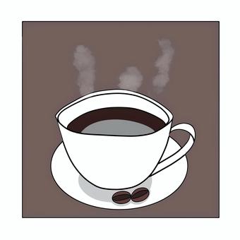 コーヒー コーヒー コーヒー,珈琲豆,カップ,飲み物,食品,飲食のイラスト素材