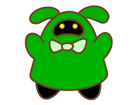 Green rabbit costume ghost icon, rabbit, costume, ghost, JPG and PNG