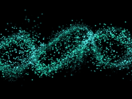 水色パーティクル背景　透過あり 背景,玉ボケ,キラキラ,パーティクル,綺麗,壁紙,煌めき,華やか,飛沫,光ファイバーのイラスト素材