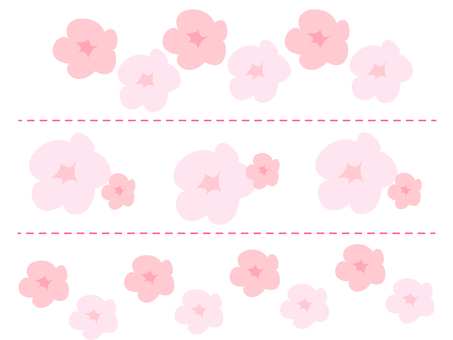 Illustration, Illustration, cherry blossoms, spring, frame,