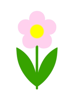 simple flowers, flower, plant, pink, JPG and PNG