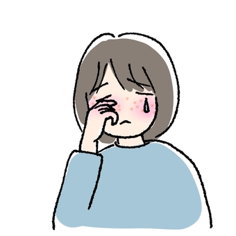 Illustration, face, red, rash, 