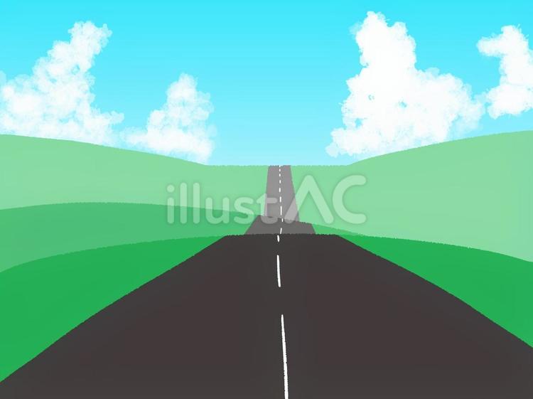 道の日 道の日,道,8月10日のイラスト素材