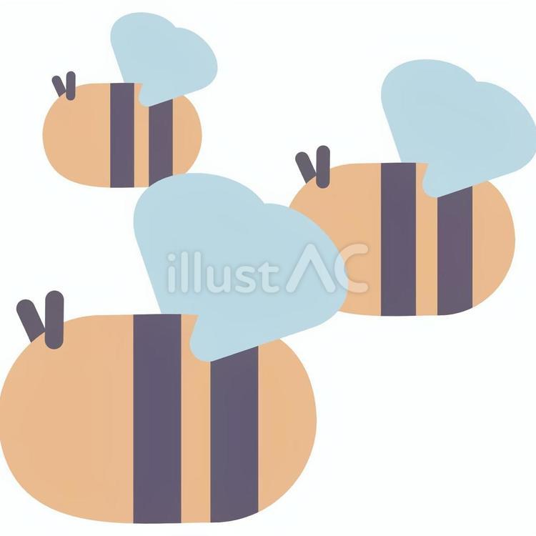 【そのまま使える】蜂2 蜂,虫,生き物のイラスト素材