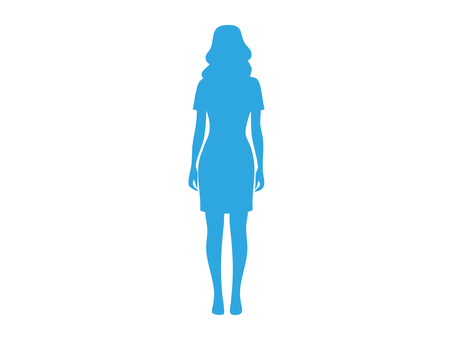 シルエット【人_立ち姿】2 シルエット【人_立ち姿】2 人,全身,女,立ち姿,アクション,アイコン,シルエット,かげ,影絵,シンプルのイラスト素材