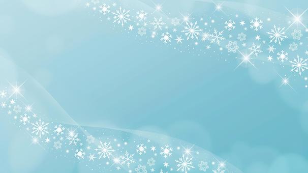 16:9 horizontal wind and snow image background material light blue, 16:9 horizontal wind and snow image background material light blue, snow, crystal, wind,